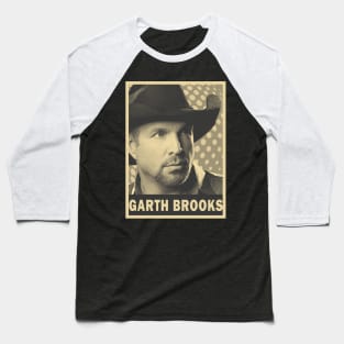 brown cream Garth Brooks Baseball T-Shirt